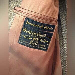 Vintage British Guild Zell & Son’s Tailor Made Tweed Jacket